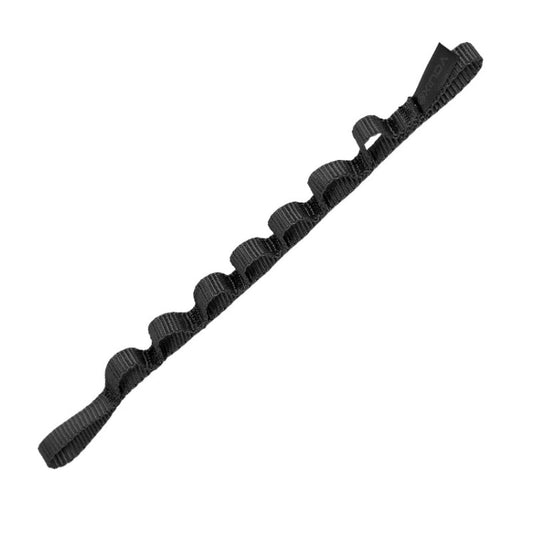 XINDA Corde d'escalade d'extérieur Daisy Chain Sangle de rappel de descente 52cm Noir