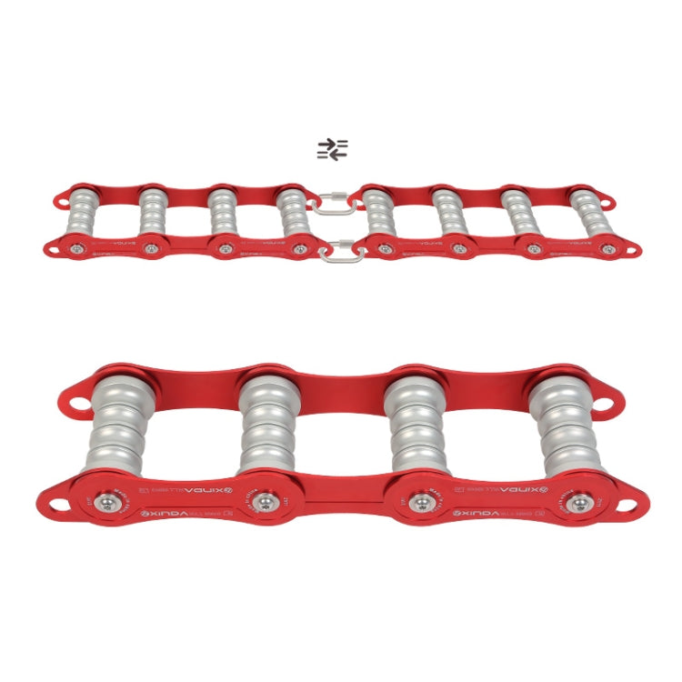 XINDA  Rope Protector Rope Corner Cover Rock Climbing Protect Equipment,Spec: Four-wheel Ropeway