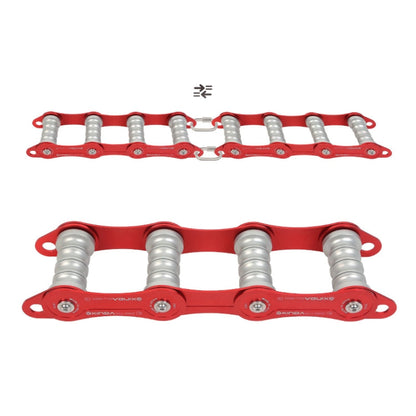 XINDA  Rope Protector Rope Corner Cover Rock Climbing Protect Equipment,Spec: Single Wheel Ropeway