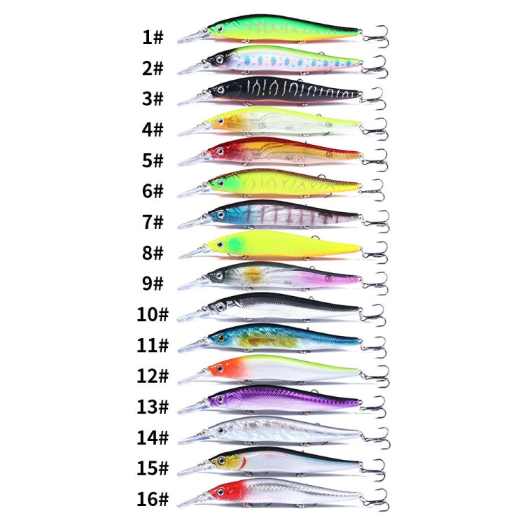 HENGJIA MI135 13.5cm 15.6g Sea Fishing Long-casting Floating Minnow Bionic Lures(11)