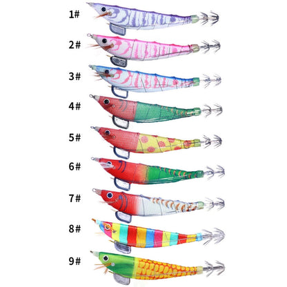 HENGJIA SJ033 Luminous Steel Wire Banana Shrimp Fake Bait, Size: 12cm 14.3g(Yellow Body Red Dot)