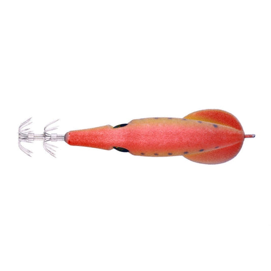 HENGJIA SJ042 Leurre bionique en forme de crevette, filament d'acier, pour pêche en mer, Taille: 9.5cm 6g (Rouge Orange)