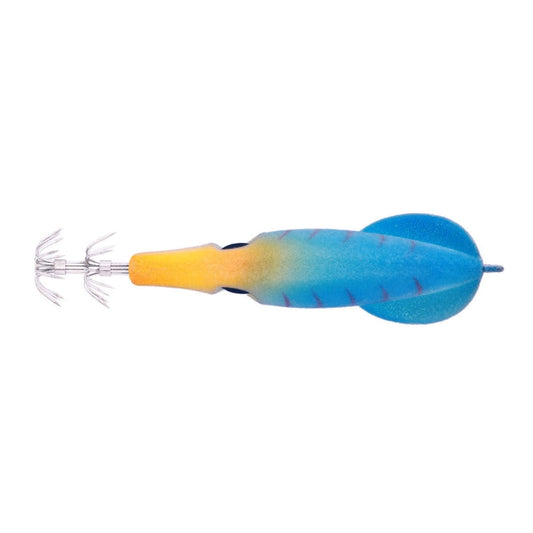 HENGJIA SJ042 Leurre bionique pour pêche en mer Calmar Crevette Filament d'acier, Taille : 9,5 cm 6 g (Bleu Jaune)