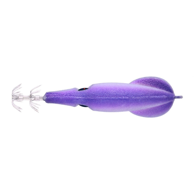 HENGJIA SJ042 Squid Steel Filament Shrimp Bionic Bait Sea Fishing Lures, Size: 9.5cm 6g(White Purple)