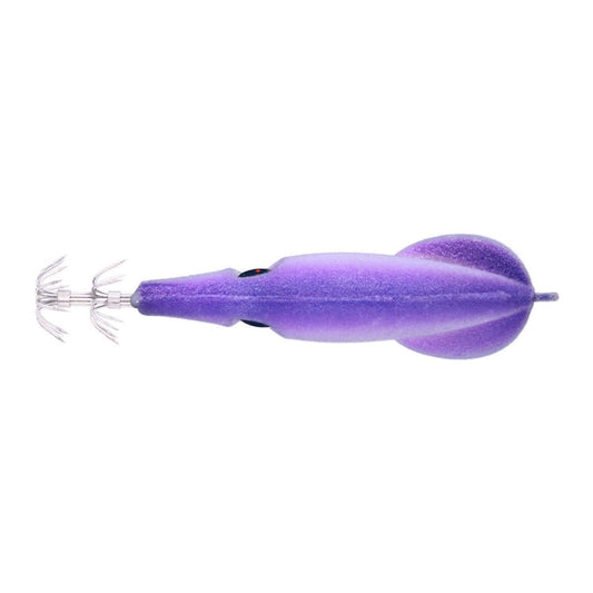 HENGJIA SJ042 Leurre bionique de calmar en filament d'acier, leurre de pêche en mer, taille : 9,5 cm 6 g (blanc violet)