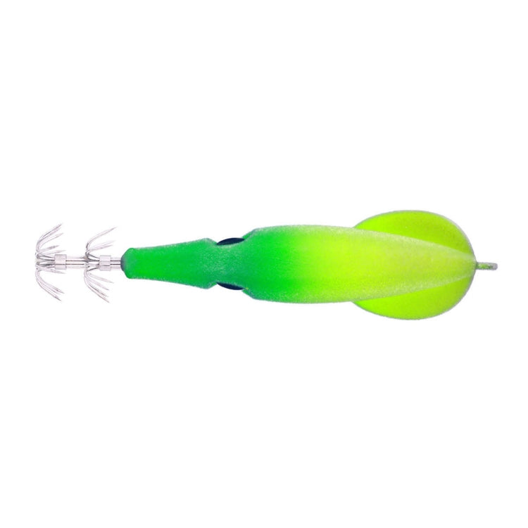 HENGJIA SJ042 Leurre bionique pour crevettes en acier calamar, Leurres de pêche en mer, Taille: 9.5cm 6g (Vert Jaune)