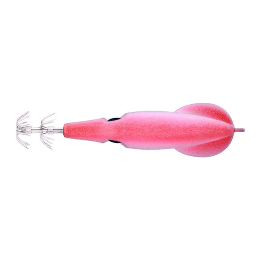 HENGJIA SJ042 Leurre bionique en forme de crevette et de calmar en acier pour la pêche en mer, taille : 9,5 cm 6 g (rouge clair)