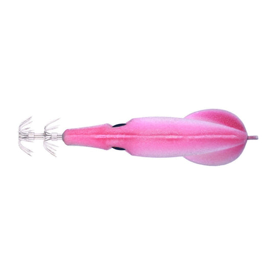 HENGJIA SJ042 Leurre de pêche bionique pour calmar et crevette en filament d'acier, Taille : 9,5 cm 6 g (rouge violet)