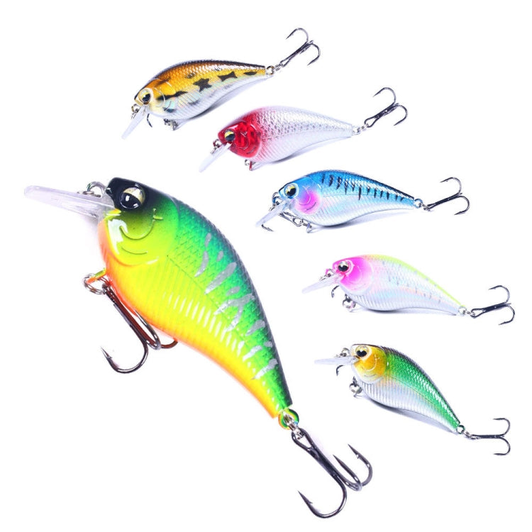 HENGJIA CB060 7cm 9.5g Lure VIB Rock Little Fatty Floating Fake Baits, Color: 2