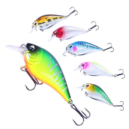 HENGJIA CB060 7cm 9.5g Lure VIB Rock Little Fatty Floating Fake Baits, Color: 6 Colors