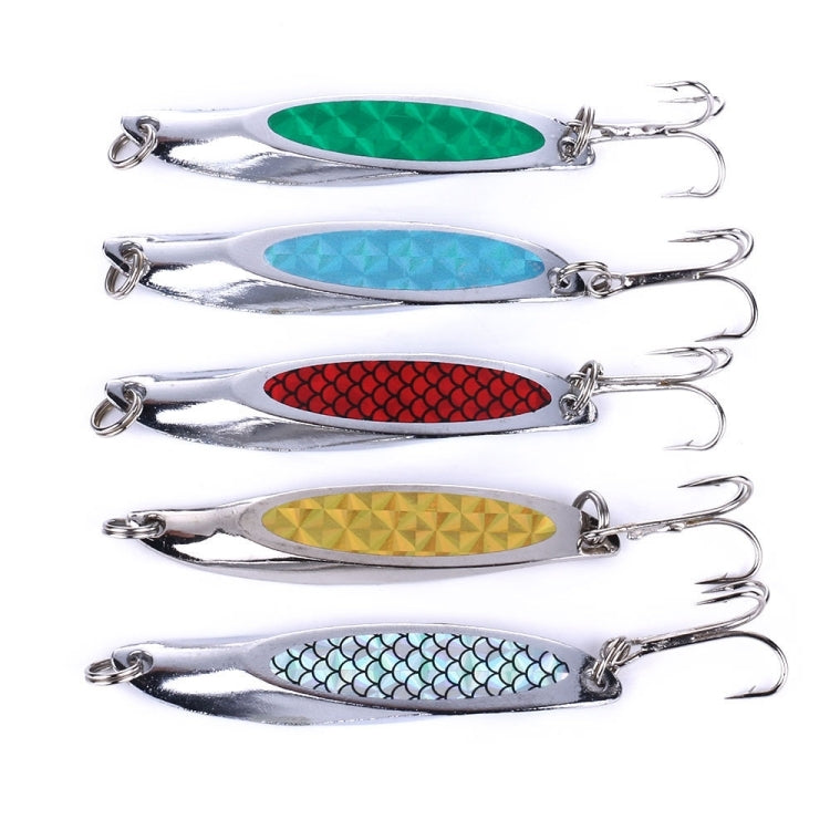 HENGJIA SP0715B Laser Sequins Oblique Cut Sequin Baits(5 Colors Boxed)