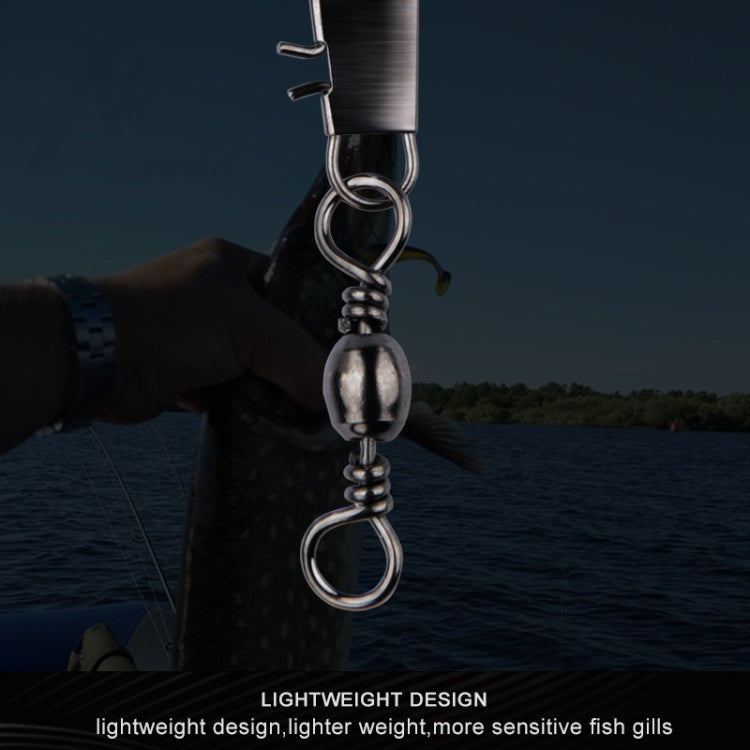 HENGJIA SS007 50pcs/bag B-pin Connector 8 Shape Swivel Loop Accessories, Specification: 1/0+5B (60mm)