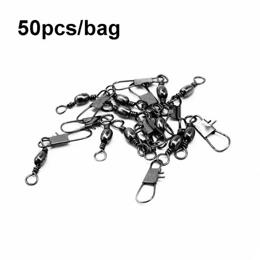 HENGJIA SS007 50 pièces/sachet Connecteur B-pin Accessoires d'émerillon en 8, Spécification: 2/0+5B (57mm)