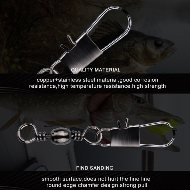 HENGJIA SS007 50pcs/bag B-pin Connector 8 Shape Swivel Loop Accessories, Specification: 3/0+6B (67mm)