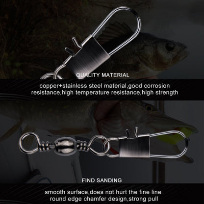 HENGJIA SS007 50pcs/bag B-pin Connector 8 Shape Swivel Loop Accessories, Specification: 4/0+6B (70mm)