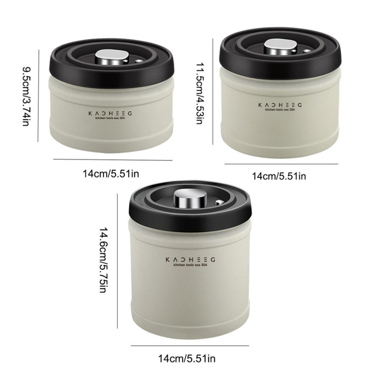 Kacheeg Boîte de scellage sous vide pour grains de café et thé, capacité : 750 ml