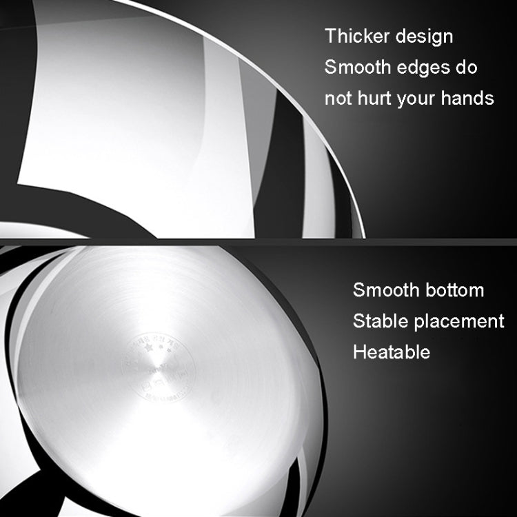 Kacheeg 316 Stainless Steel Basin Food Grade Thickened Kitchen Kneading Basin, Size: 32cm