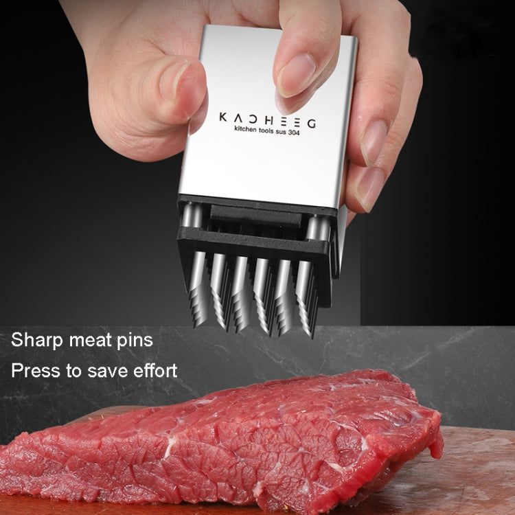Attendrisseur à viande en acier inoxydable Kacheeg double face, style : sans poignée