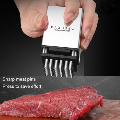 Attendrisseur à viande en acier inoxydable Kacheeg double face, style : sans poignée