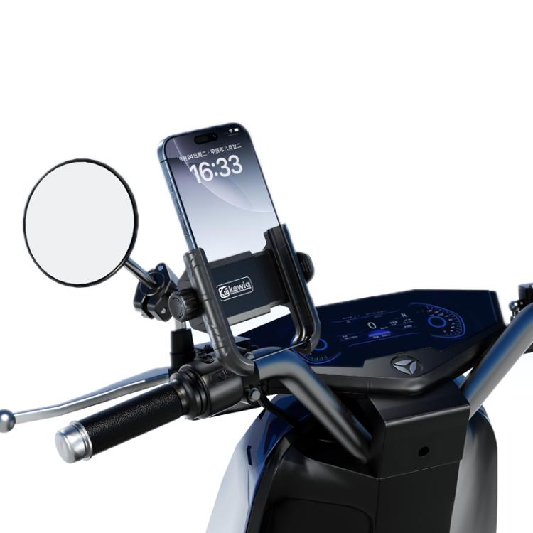 Kewig Motorcycle Bicycle Non-Blocking Mobile Phone Camera Navigation Bracket(M29-C3)