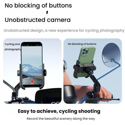 Kewig Motorcycle Bicycle Non-Blocking Mobile Phone Camera Navigation Bracket(M29-C3)