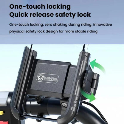 Kewig Motorcycle Bicycle Non-Blocking Mobile Phone Camera Navigation Bracket(M29-C1)