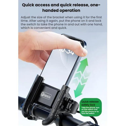 Kewig Motorcycle Bicycle Non-Blocking Mobile Phone Camera Navigation Bracket(M29-C3)
