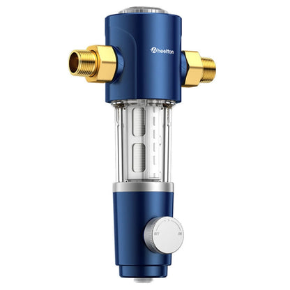 WHEELTON WHT-P0038 Pré-filtre domestique à haut débit pour toute la maison, Purificateur d'eau central rotatif automatique