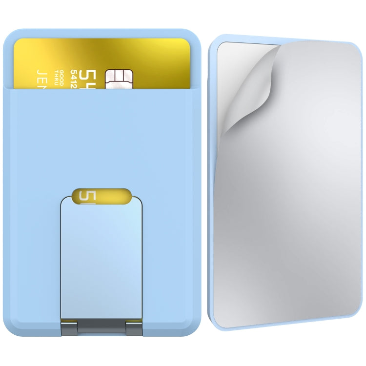 AhaStyle PT133-H Support de carte de téléphone portable Étui de carte Organisateur de carte Pochette pour cartes (Bleu clair)