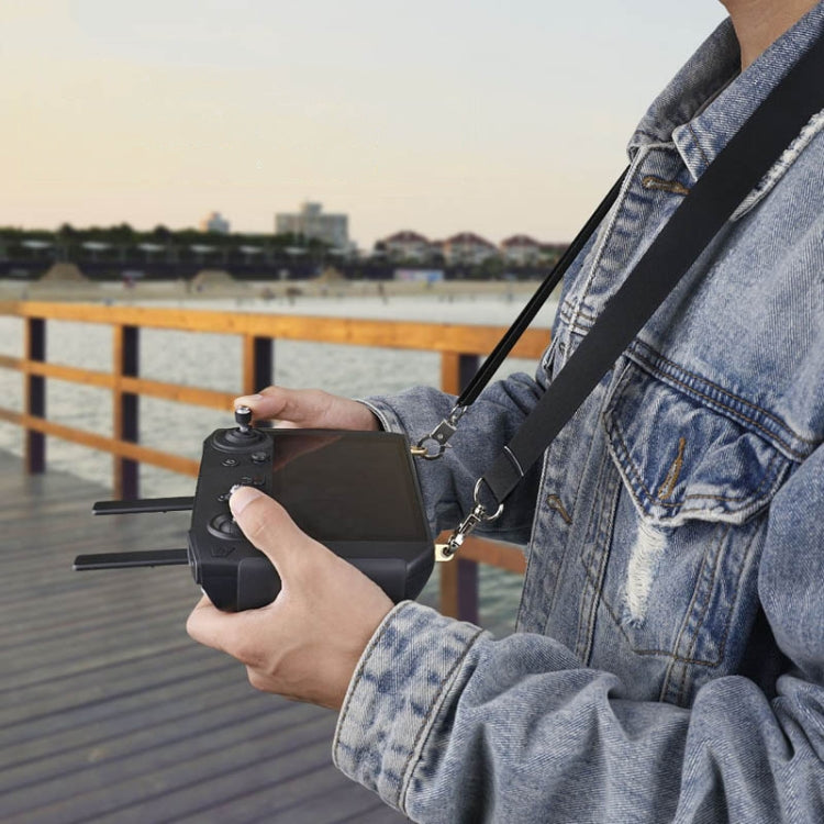 RCGEEK for DJI Mavic 2 Adjustable Lanyard for Remote Control with Screen Drone Accessories(Black)