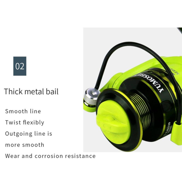 YUMOSHI OE4000 Spinning Wheel Metal Wire Cup Fishing Wheel