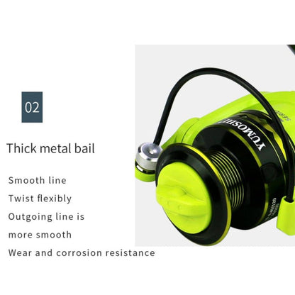 YUMOSHI OE4000 Spinning Wheel Metal Wire Cup Fishing Wheel