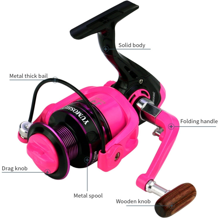 YUMOSHI OE4000 Spinning Wheel Metal Wire Cup Fishing Wheel