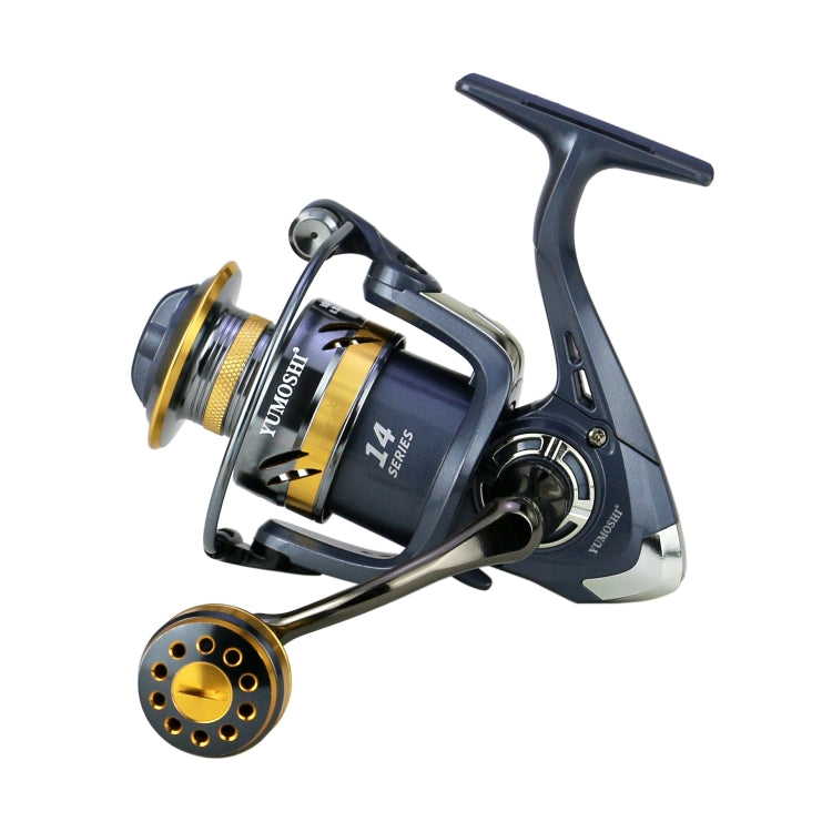 Moulinet de pêche Spinning YUMOSHI KS4000 Rocker en métal, bobine métallique