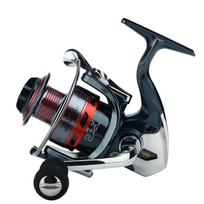 Moulinet de pêche YUMOSHI XS1000 entièrement métallique avec tête en métal