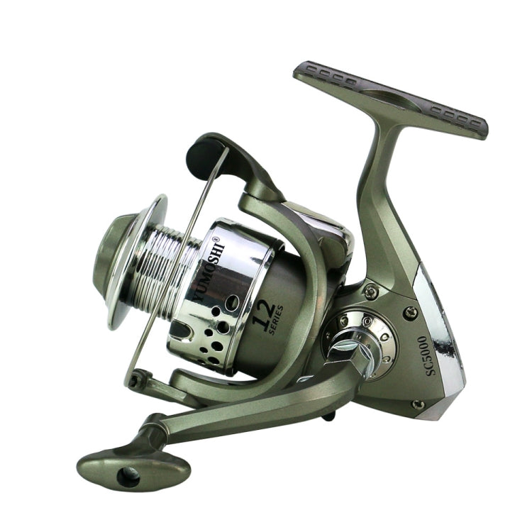 YUMOSHI SC3000 Plastic Plating Head Fishing Line Wheel Loyal Casting Reel