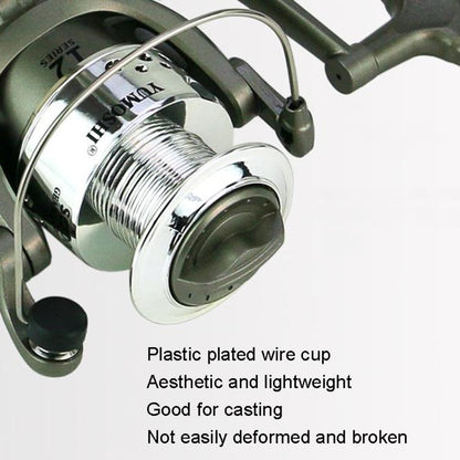 YUMOSHI SC3000 Plastic Plating Head Fishing Line Wheel Loyal Casting Reel