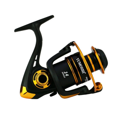 Moulinet de pêche spinning en métal YUMOSHI JX5000