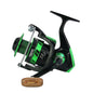 YUMOSHI GL Series Fishing Lines Spinning Reel, Specification: GL4000 Black