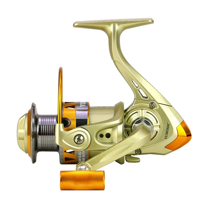 YUMOSHI JF5000 Spinning Fishing Reel 5.2:1 Gear Ratio Metal Spool Saltwater Fishing Tools