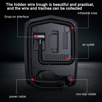 Compresseur d'air de voiture SUITU ST-5002 DC 12V Gonfleur de pneus 150 PSI Pompe à air automatique Modèle avec affichage numérique