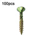RUITOOL T25 100pcs Woodworking Screws Torx Self Tapping Screws 4.5 x 35mm