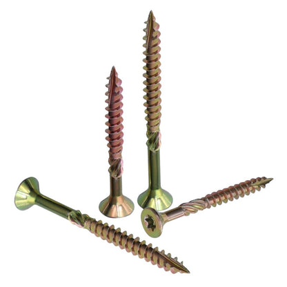 RUITOOL T25 100pcs Woodworking Screws Torx Self Tapping Screws 4.5 x 35mm