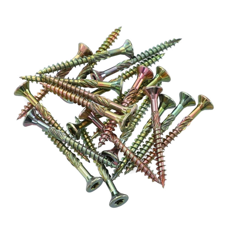 RUITOOL T25 100pcs Woodworking Screws Torx Self Tapping Screws 5 x 80mm