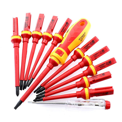 RDEER VDE-9913 Ensemble de 13 tournevis isolés Outils d'électricien
