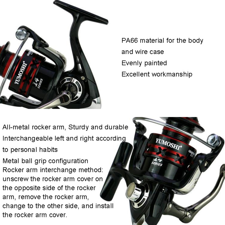 YUMOSHI RS5000 Metal Rocker Fishing Reel
