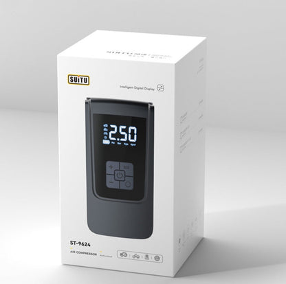 SUITU   ST-9624A  Wired 150psi  Air Pump Intelligent Digital Display Car Bicycle Ball Electric Pump Cylinder