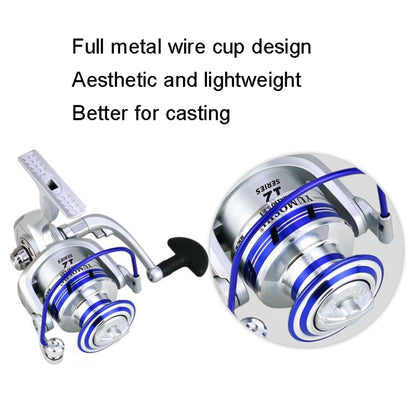 YUMOSHI AL5000 Metal Head Fish Line Wheel