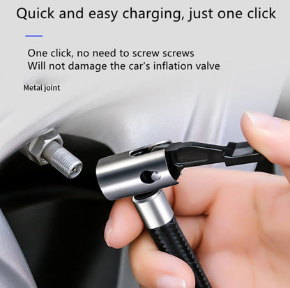 SUITU  ST-818  DC 12V Wired Car Air Pump Tire Inflator With LED Lighting Digital Display Model+Toolbox