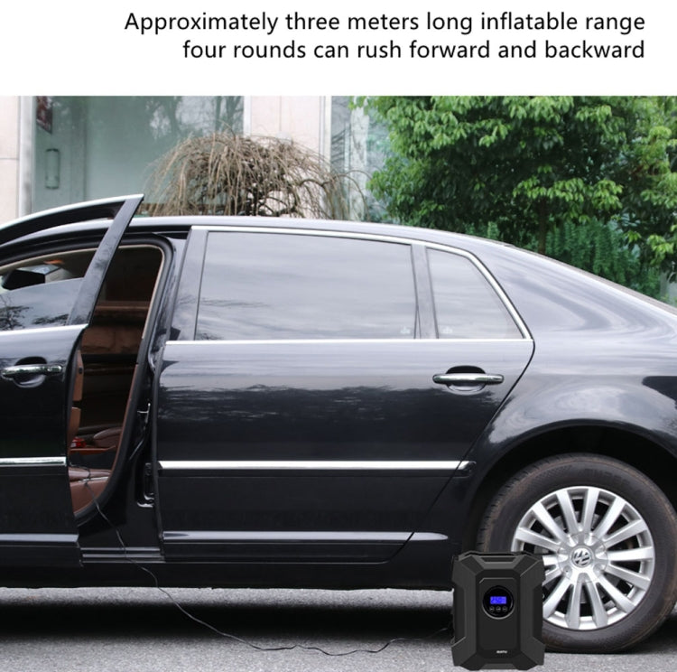 SUITU  ST-818  DC 12V Wired Car Air Pump Tire Inflator With LED Lighting Digital Display Model+Toolbox